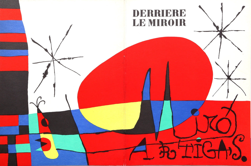 Terres de Grands Feu, Derriere le Miroir Cover Lithograph | Joan Miro,{{product.type}}