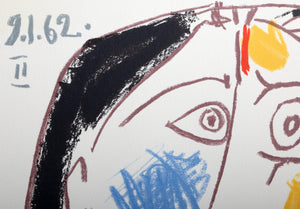 Tete Appuyee sur les Mains II Lithograph | Pablo Picasso,{{product.type}}