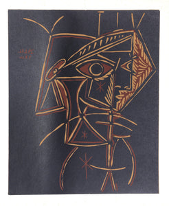 Tete de Femme (44) Woodcut | Pablo Picasso,{{product.type}}