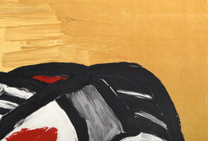 Tête de Femme en Gris et Rouge sur Fond Ochre Lithograph | Pablo Picasso,{{product.type}}