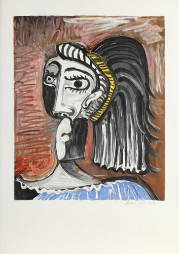 Tete de Femme Lithograph | Pablo Picasso,{{product.type}}