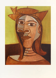 Tete de Femme Lithograph | Pablo Picasso,{{product.type}}