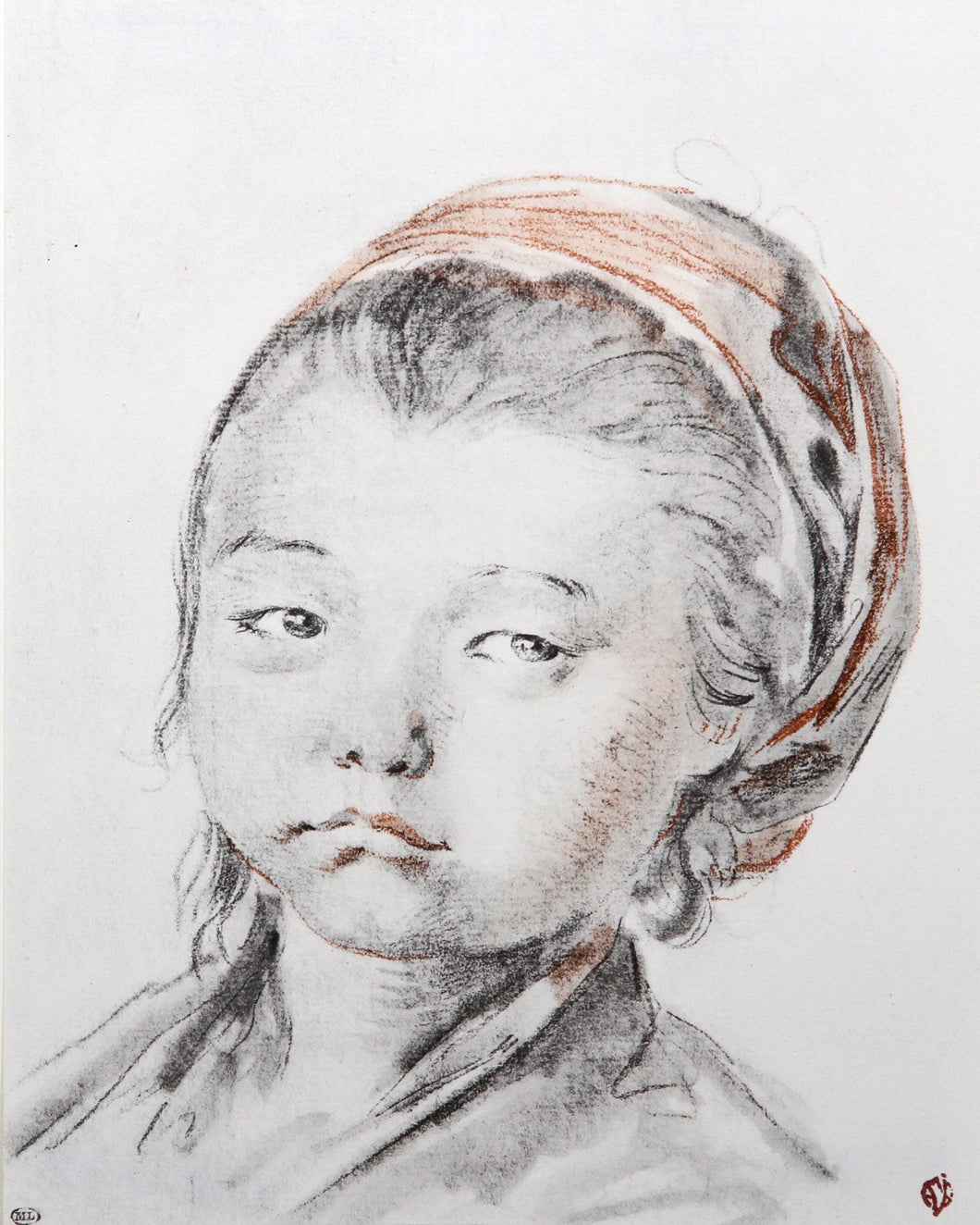 Tete de Petite Fille Russe Poster | Jean-Baptiste Le Prince,{{product.type}}