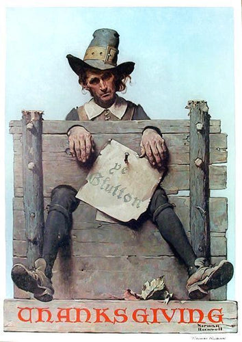 Thanksgiving Poster | Norman Rockwell,{{product.type}}