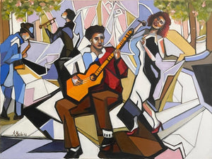 The Abstract Band Oil | Rolande Magloire,{{product.type}}