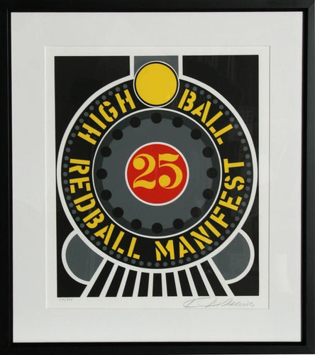 The American Dream: Highball on The Redball Manifest Screenprint | Robert Indiana,{{product.type}}