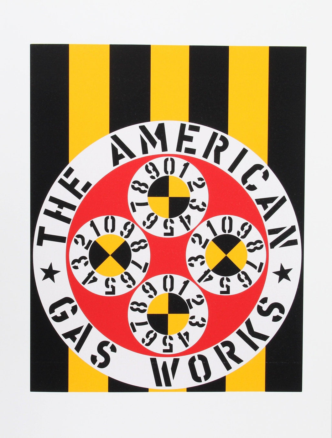 The American Gas Works from the American Dream Portfolio Screenprint | Robert Indiana,{{product.type}}