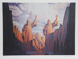 The Argonath Lithograph | Brothers Hildebrandt,{{product.type}}