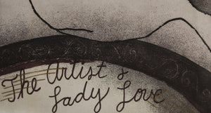 The Artist and Lady Love etching | Peter Barger,{{product.type}}
