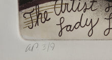 The Artist and Lady Love etching | Peter Barger,{{product.type}}