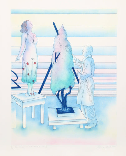 The Artist and the Model No 1 Etching | Susan Hall,{{product.type}}
