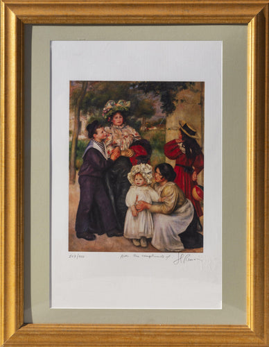 The Artist's Family digital | Pierre-Auguste Renoir,{{product.type}}