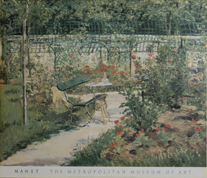 The Artist's Garden Poster | Edouard Manet,{{product.type}}