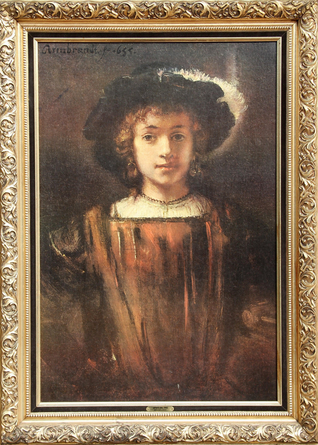 The Artist's Son, Titus Poster | Rembrandt,{{product.type}}