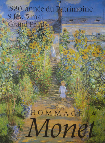 The Artists Garden at Vetheuil Poster | Claude Monet,{{product.type}}
