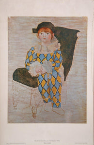 The Artists Son Paul as a Harlequin Poster | Pablo Picasso,{{product.type}}