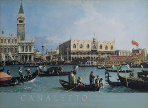 The Bacino di San Marco on Acension Day Poster | Giovanni Antonio Canaletto,{{product.type}}