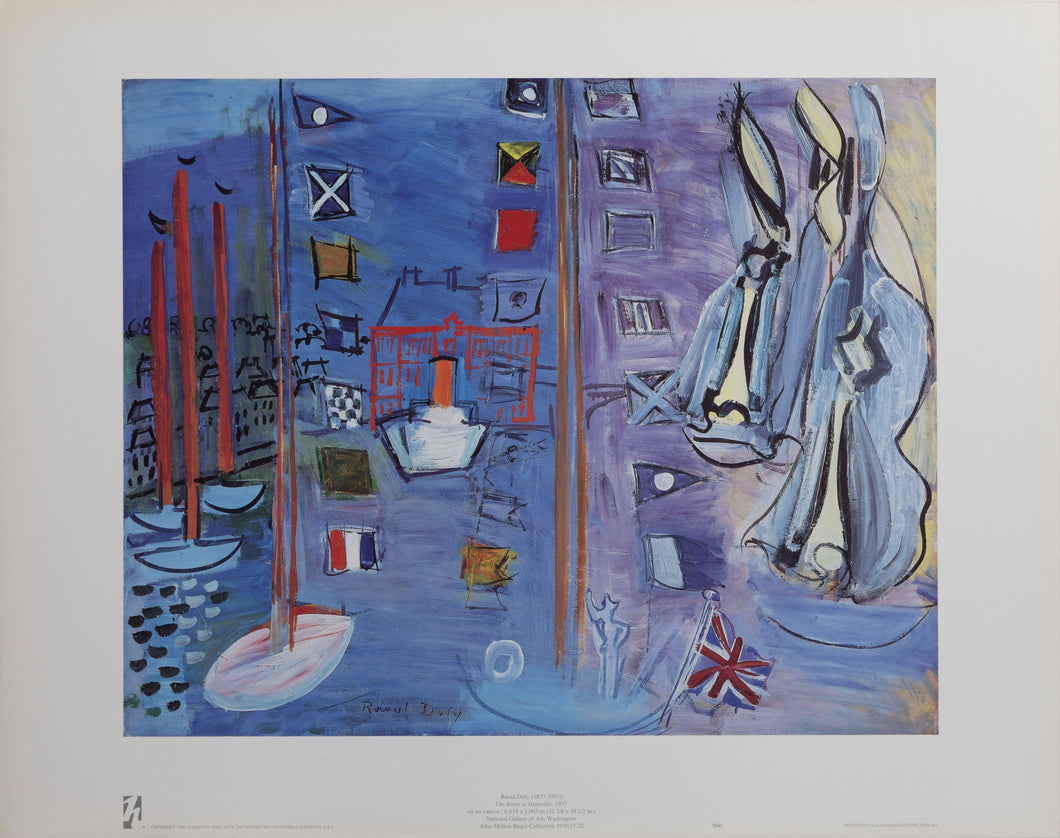 The Basin at Deauville Poster | Raoul Dufy,{{product.type}}