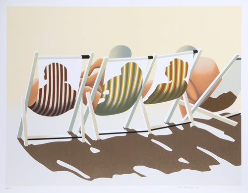 The Beach Group Screenprint | Hava Raucher,{{product.type}}