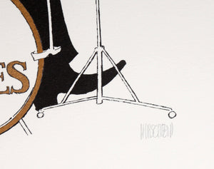 The Beatles - Ed Sullivan Show Lithograph | Al Hirschfeld,{{product.type}}