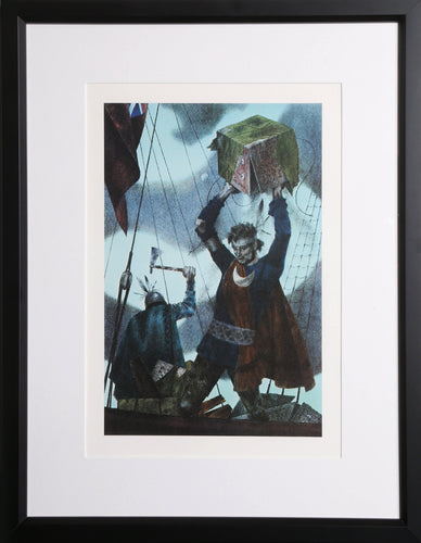 The Boston Tea Party from the Kent Bicentennial Portfolio Poster | Joseph Hirsch,{{product.type}}