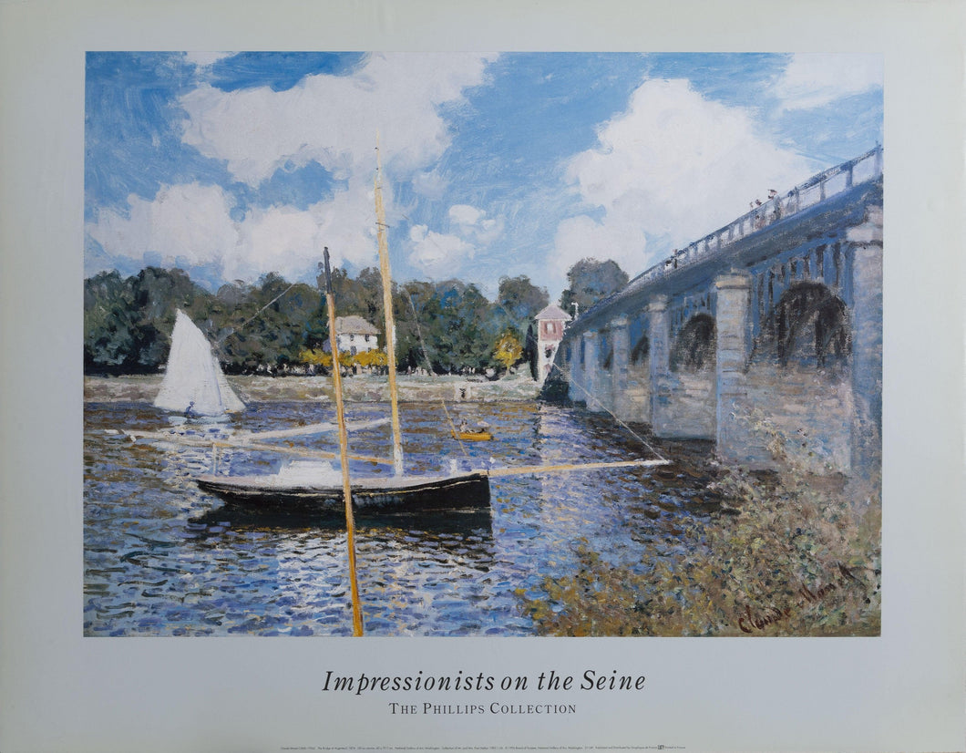 The Bridge at Argenteuil Poster | Claude Monet,{{product.type}}