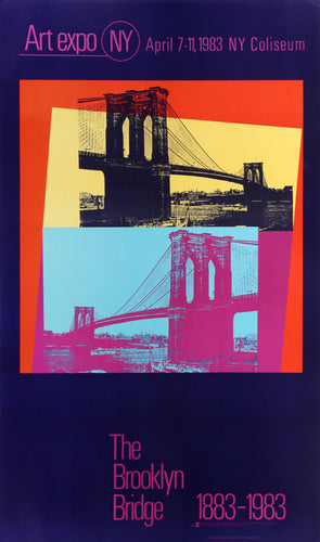 The Brooklyn Bridge Poster | Andy Warhol,{{product.type}}