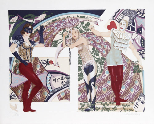 The Building of a Queen Lithograph | Robert Anderson,{{product.type}}