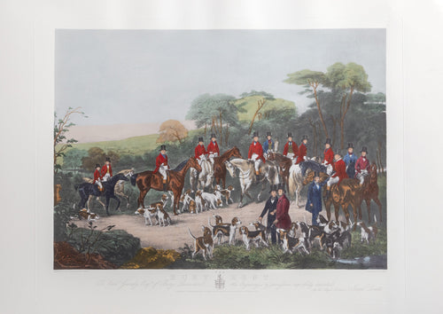The Bury Hunt Lithograph | John Samuel Agar,{{product.type}}
