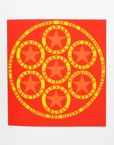 The Calumet from the American Dream Portfolio Screenprint | Robert Indiana,{{product.type}}