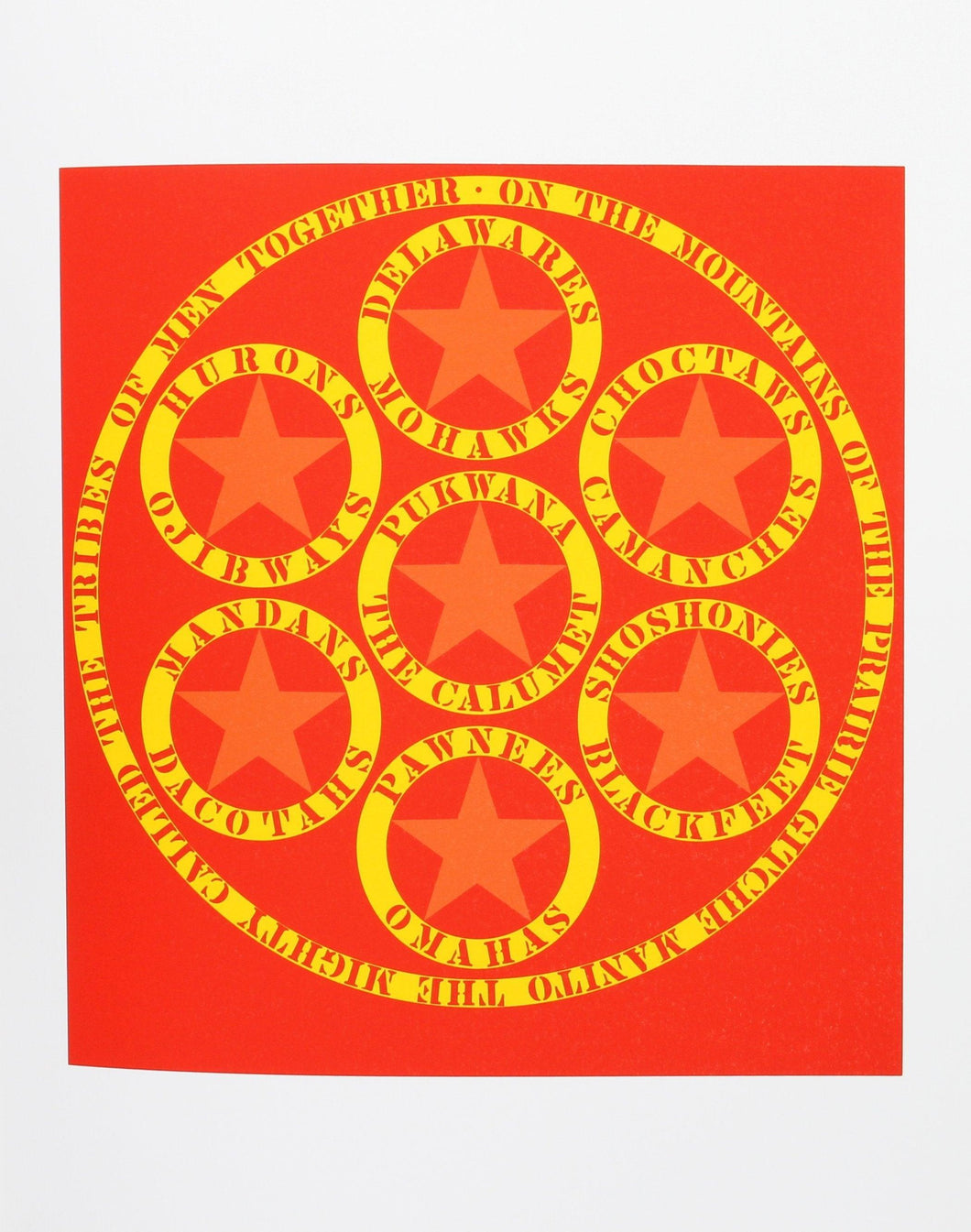 The Calumet from the American Dream Portfolio Screenprint | Robert Indiana,{{product.type}}