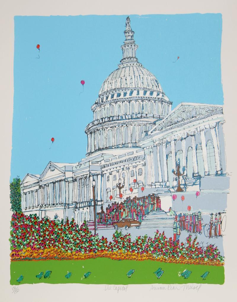 The Capitol Screenprint | Susan Pear Meisel,{{product.type}}