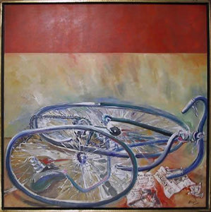 The Careless Cyclist Acrylic | Benjamin Silva,{{product.type}}