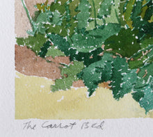 The Carrot Bed Watercolor | Alan Gussow,{{product.type}}
