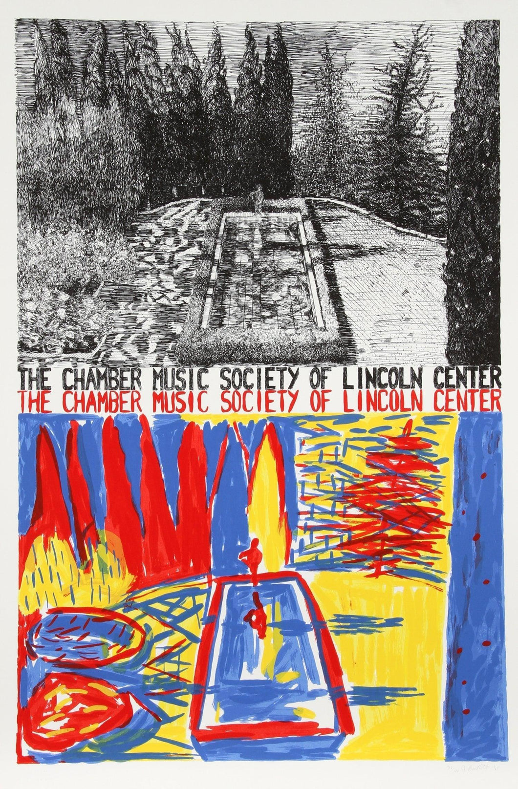 The Chamber Music Society at Lincoln Center Screenprint | Jennifer Bartlett,{{product.type}}