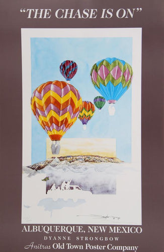 The Chase is On Poster | Dyanne Strongbow Weber,{{product.type}}
