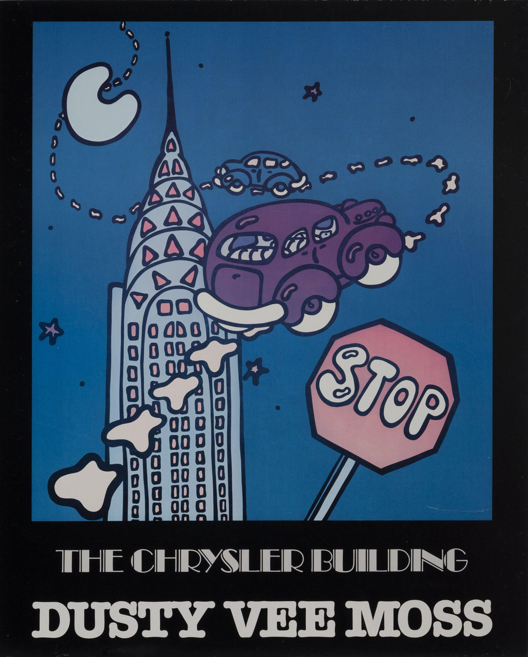 The Chrysler Building Poster | Dusty Vee Moss,{{product.type}}
