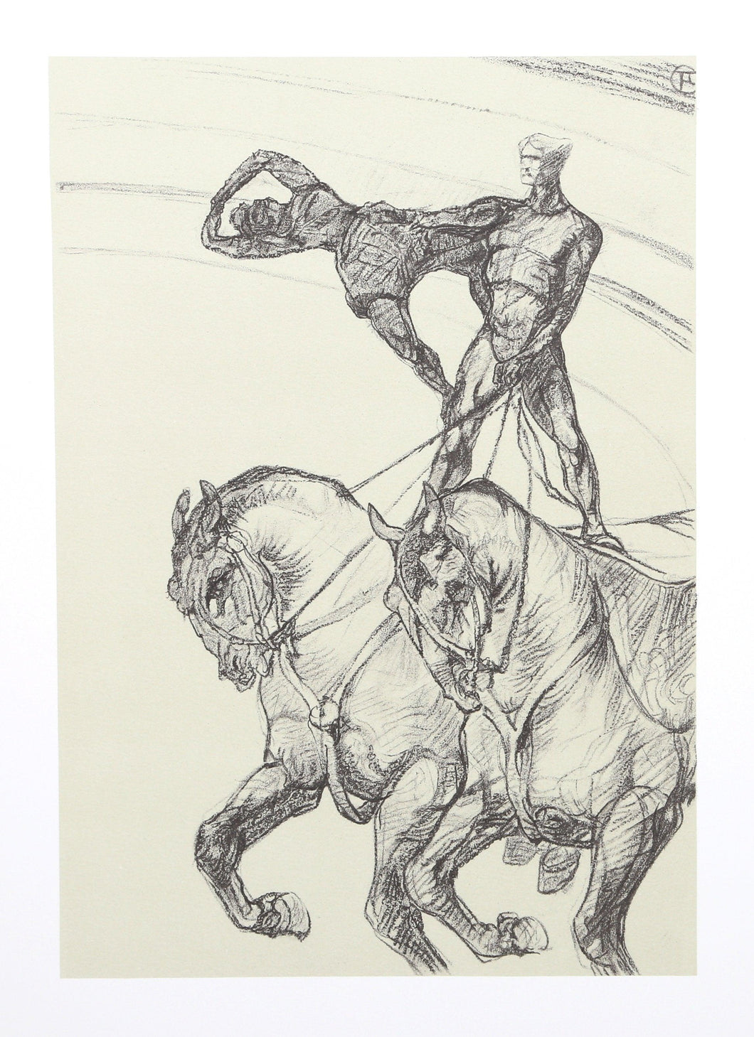 The Circus Portfolio 14 Lithograph | Henri de Toulouse-Lautrec,{{product.type}}