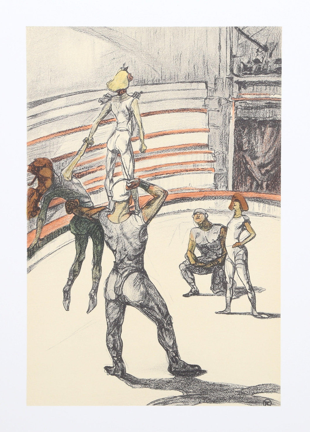 The Circus Portfolio 8 Lithograph | Henri de Toulouse-Lautrec,{{product.type}}