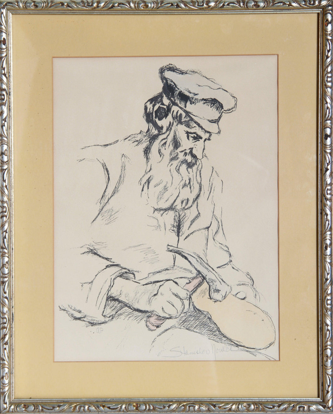 The Cobbler Lithograph | Stanislov Novack,{{product.type}}