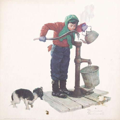 The Cold Poster | Norman Rockwell,{{product.type}}