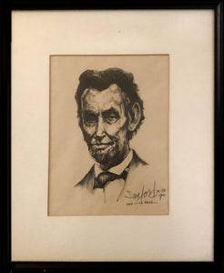 The Cool Hand (Abraham Lincoln) Woodcut | Walter Sanford,{{product.type}}