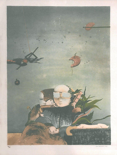 The Couple Lithograph | Elie Abrahami,{{product.type}}