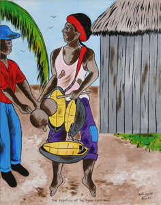 The Creation of the Punta Rock Music Acrylic | Isiah Nicholas,{{product.type}}