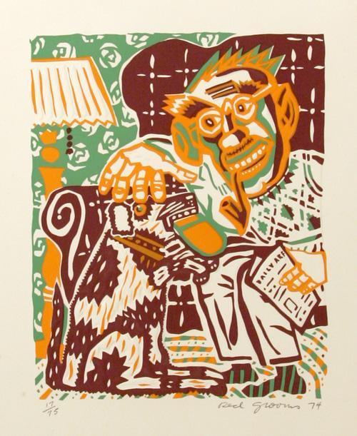 The Daily Arf Screenprint | Red Grooms,{{product.type}}