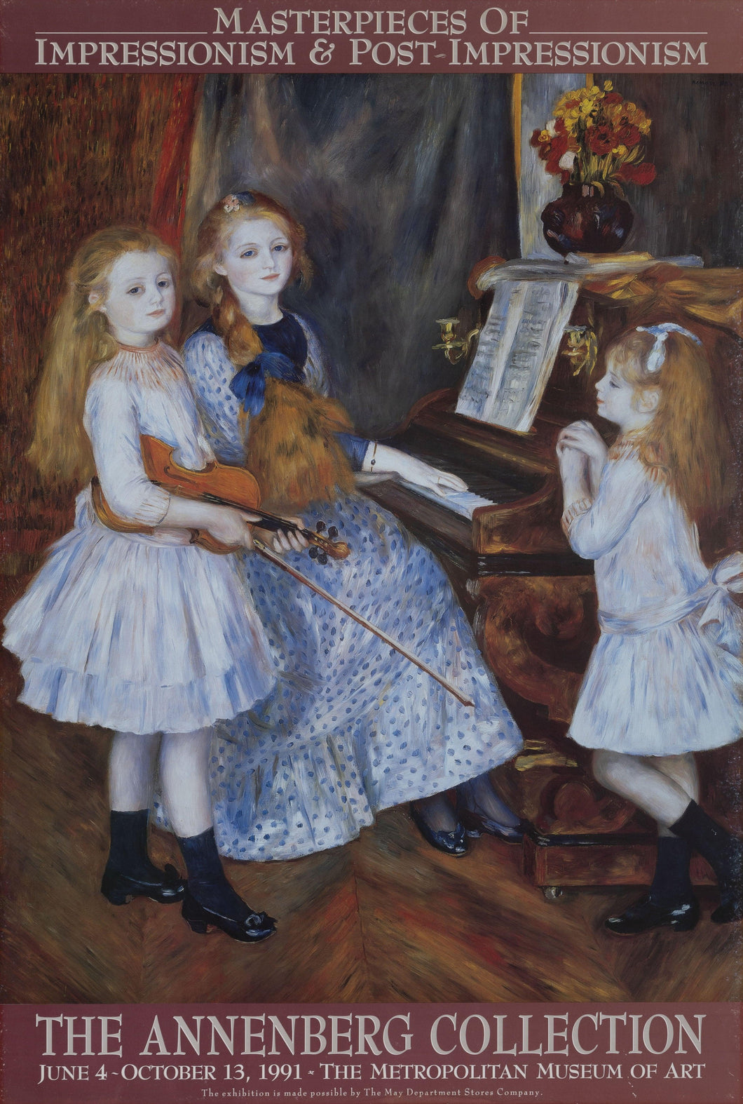 The Daughters of Catulle Mendes - The Annenberg Collection Poster | Pierre-Auguste Renoir,{{product.type}}