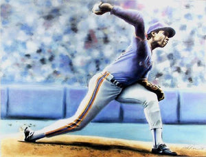The Delivery (New York Mets Dwight Gooden) Poster | Jack Lane,{{product.type}}