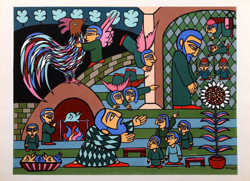 The Denial of São Pedro Screenprint | Raimundo de Oliveira,{{product.type}}