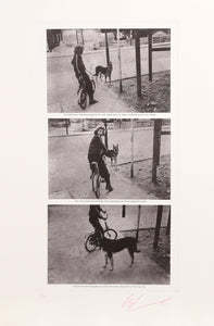The Difference Between.. (Girl and Dog) Etching | Les Levine,{{product.type}}