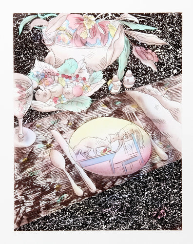 The Dinner Etching | Susan Hall,{{product.type}}
